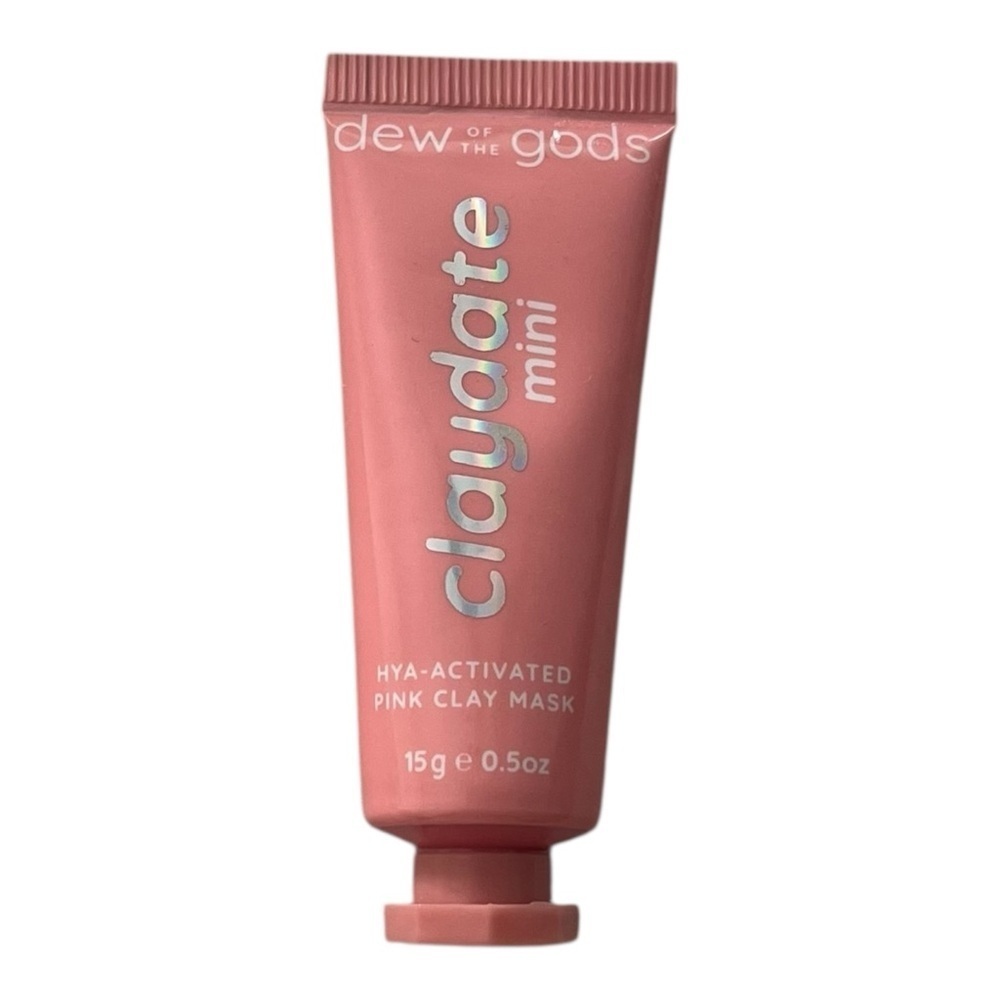 Dew of the Gods Pink Clay Mask HyaActivated healing and rejuvenating skin 0.50oz